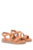 Women's Cork Sole Sandals | Derimod Women's Cork Sole Sandals | Derimod