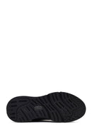 Derimod Zero Male Black Thick-Soled Lace-Up Fabric Sneaker | Derimod Derimod Zero Male Black Thick-Soled Lace-Up Fabric Sneaker | Derimod