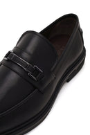 Erkek Siyah Tokalı Deri Klasik Loafer | Derimod Erkek Siyah Tokalı Deri Klasik Loafer | Derimod