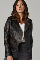 Icon Women's Leather Jacket | Derimod Icon Women's Leather Jacket | Derimod