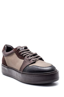 Erkek Deri Süet Detaylı Sneaker | Derimod Erkek Deri Süet Detaylı Sneaker | Derimod