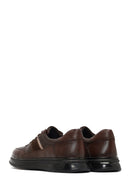 Men's Brown Lace-Up Leather Casual Sneaker | Derimod Men's Brown Lace-Up Leather Casual Sneaker | Derimod
