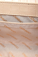 Women's Crocodile Detailed Shoulder Bag | Derimod Women's Crocodile Detailed Shoulder Bag | Derimod