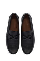 Men's Black Buckled Leather Loafer | Derimod Men's Black Buckled Leather Loafer | Derimod