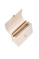 Women's Cream Long Strap Quilted Handbag | Derimod Women's Cream Long Strap Quilted Handbag | Derimod