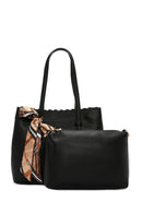 Women's Black Long Strap Shoulder Bag | Derimod Women's Black Long Strap Shoulder Bag | Derimod