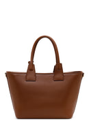 Woman Brown Long-Strap Printed Shoulder Bag | Derimod Woman Brown Long-Strap Printed Shoulder Bag | Derimod