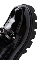 Kadın Deri Rugan Maskülen Loafer | Derimod Kadın Deri Rugan Maskülen Loafer | Derimod