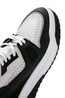 Erkek Siyah Deri Bilekli Sneaker | Derimod Erkek Siyah Deri Bilekli Sneaker | Derimod