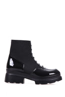 Patent Leather Detailed Women's Boots | Derimod Patent Leather Detailed Women's Boots | Derimod