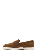 Men's Tan Suede Leather Casual Loafer | Derimod Men's Tan Suede Leather Casual Loafer | Derimod