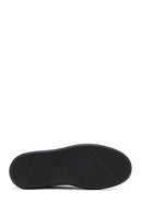 Men's Black Thick Sole Lace Up Leather Sneaker | Derimod Men's Black Thick Sole Lace Up Leather Sneaker | Derimod