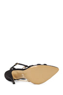 Woman Black Ankle-Strap Buckled High Thin-Heel Sandal | Derimod Woman Black Ankle-Strap Buckled High Thin-Heel Sandal | Derimod