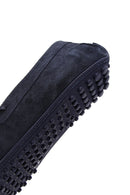 Erkek Lacivert Süet Deri Casual Loafer | Derimod Erkek Lacivert Süet Deri Casual Loafer | Derimod