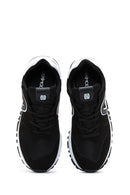 Men's Black Suede Leather Sneaker | Derimod Men's Black Suede Leather Sneaker | Derimod