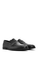 Erkek Siyah Deri Casual Loafer | Derimod Erkek Siyah Deri Casual Loafer | Derimod