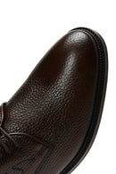 Men's Brown Laced Leather Classic Shoes | Derimod Men's Brown Laced Leather Classic Shoes | Derimod