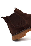 Male Brown Suede Chelsea Boots | Derimod Male Brown Suede Chelsea Boots | Derimod