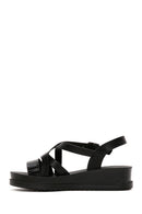 Women's Black Ankle Strap Sandals | Derimod Women's Black Ankle Strap Sandals | Derimod
