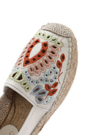 Kadın Bej Desenli Espadril | Derimod Kadın Bej Desenli Espadril | Derimod