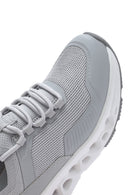 Derimod Zero Women's Grey Laced Fabric Sneakers | Derimod Derimod Zero Women's Grey Laced Fabric Sneakers | Derimod