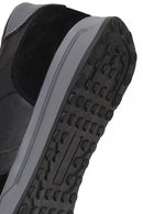 Male Black Lace-up Suede Leather Sneaker | Derimod Male Black Lace-up Suede Leather Sneaker | Derimod