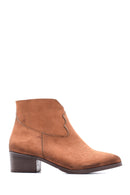 Women's Suede Heeled Boots | Derimod Women's Suede Heeled Boots | Derimod