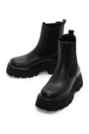 Women's Black Thick Soled Chelsea Boots | Derimod Women's Black Thick Soled Chelsea Boots | Derimod