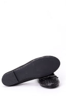 Women's Bow Leather Ballerinas | Derimod Women's Bow Leather Ballerinas | Derimod