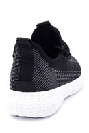 Kadın Siyah Desenli Sneaker | Derimod Kadın Siyah Desenli Sneaker | Derimod