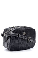 Women's Snakeskin Patterned Crossbody Bag | Derimod Women's Snakeskin Patterned Crossbody Bag | Derimod