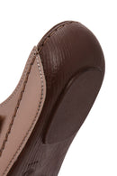 Women's Bronze Comfort Slippers | Derimod Women's Bronze Comfort Slippers | Derimod