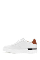 Erkek Beyaz Deri Sneaker | Derimod Erkek Beyaz Deri Sneaker | Derimod