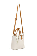 Woman Cream Long-Strap Shoulder Bag | Derimod Woman Cream Long-Strap Shoulder Bag | Derimod