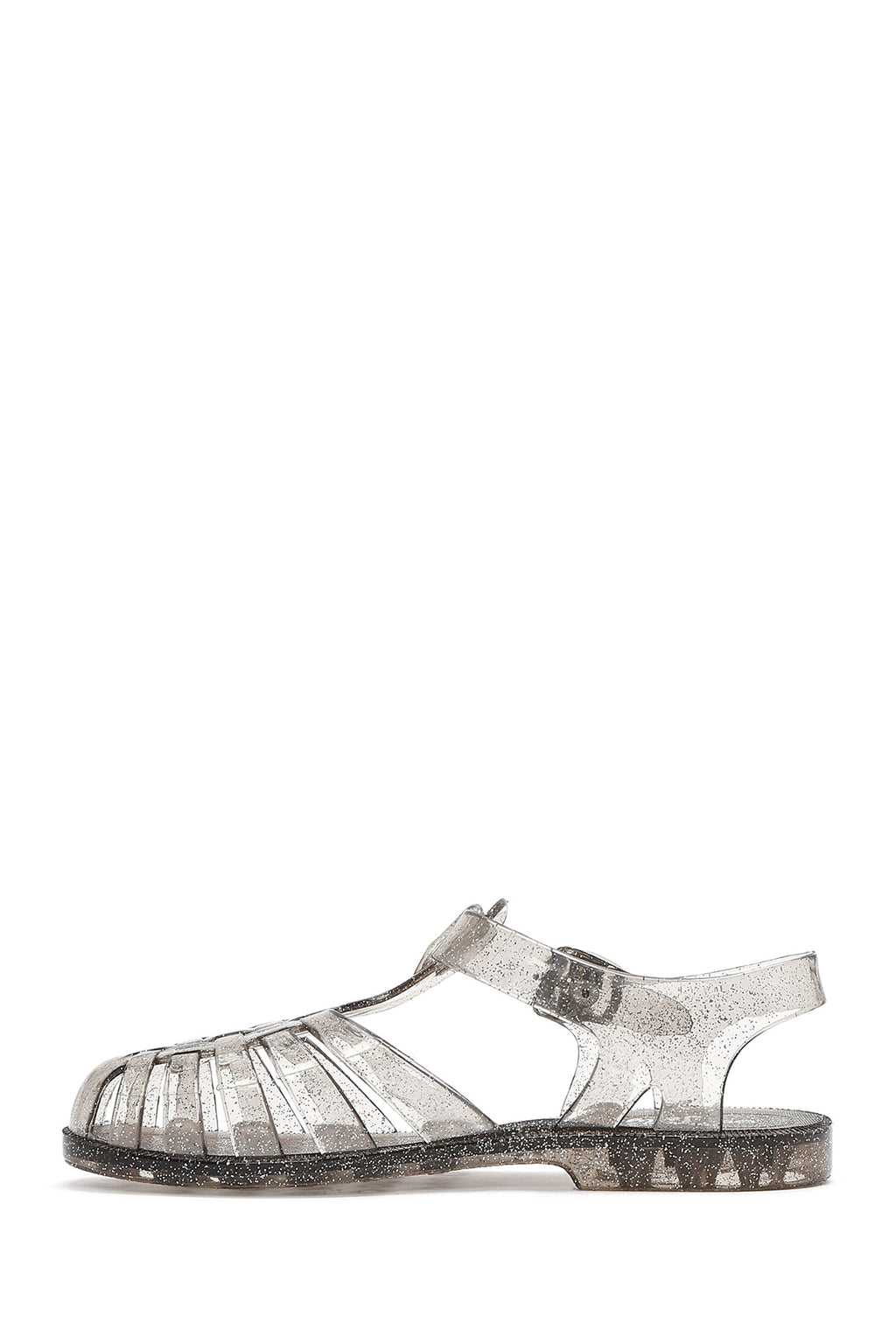 Kadın Siyah Bilekten Bantlı Jelly Sandalet