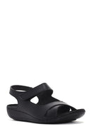 Women's Black Strappy Comfort Sandals | Derimod Women's Black Strappy Comfort Sandals | Derimod