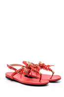Women's Shell Detailed Sandals | Derimod Women's Shell Detailed Sandals | Derimod