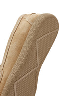 Kadın Bej Süet Deri Comfort Loafer | Derimod Kadın Bej Süet Deri Comfort Loafer | Derimod