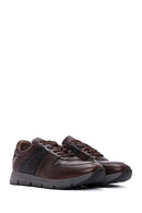 Men's Brown Leather Casual Sneaker | Derimod Men's Brown Leather Casual Sneaker | Derimod