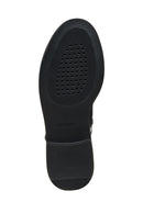 Geox Woman Black D Serılda B - Smo.Lea Zippered Buckled Leather Boot | Derimod Geox Woman Black D Serılda B - Smo.Lea Zippered Buckled Leather Boot | Derimod