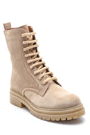 Women's Suede Leather Boots | Derimod Women's Suede Leather Boots | Derimod