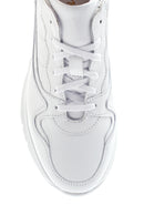 Men's White Leather Sneaker | Derimod Men's White Leather Sneaker | Derimod