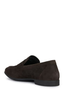 Geox Men's Brown Sapienza Suede Leather Loafer | Derimod Geox Men's Brown Sapienza Suede Leather Loafer | Derimod
