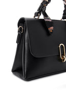 Women's Black Long Strap Handbag with Accessory Detail | Derimod Women's Black Long Strap Handbag with Accessory Detail | Derimod