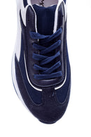 Erkek Yüksek Tabanlı Süet Sneaker | Derimod Erkek Yüksek Tabanlı Süet Sneaker | Derimod