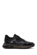 Erkek Siyah Deri Sneaker | Derimod Erkek Siyah Deri Sneaker | Derimod