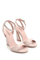 Women's Leather Heel Detailed Sandals | Derimod Women's Leather Heel Detailed Sandals | Derimod