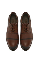 Men's Brown Laced Leather Classic Shoes | Derimod Men's Brown Laced Leather Classic Shoes | Derimod
