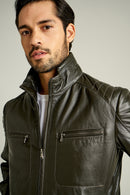Bill Men's Green Coat | Derimod Bill Men's Green Coat | Derimod