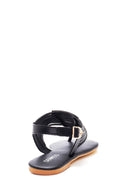Women's Black Flip Flops Sandals | Derimod Women's Black Flip Flops Sandals | Derimod